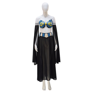 Queen of the Damned Akasha Cosplay Costume Blue Halloween Suit Becostume